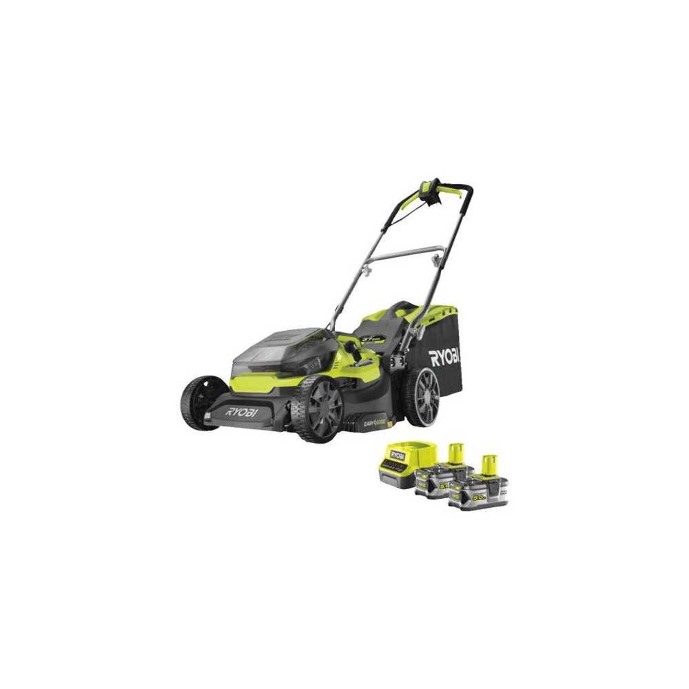 RYOBI - Tondeuse poussée HYBRIDE 36V (alimentation par 2 batteries ON