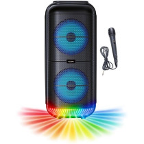 Enceinte Karaoké lumineuse - INOVALLEY - KA22-BTH - Bluetooth V5.0 -