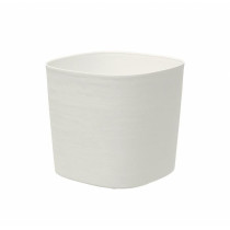 Pot avec réserve d'eau - GARDEN ID Respect - Blanc 20 x 20 cm - avec