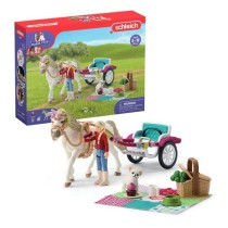 Caleche pour le spectacle équestre, coffret schleich avec 32 élémen