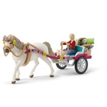 Caleche pour le spectacle équestre, coffret schleich avec 32 élémen