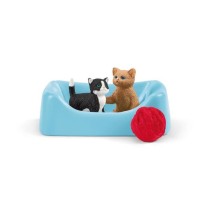 Assortiment de Figurines d'Animaux avec Chats et Chatons - Coffret de