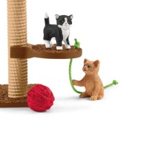 Assortiment de Figurines d'Animaux avec Chats et Chatons - Coffret de