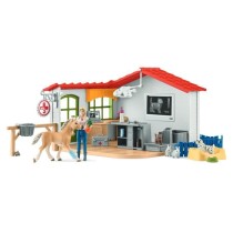 Cabinet vétérinaire avec animaux, coffret de 43 pieces avec figurine