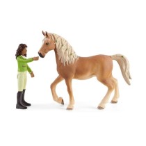 Coffret avec Sarah la Cavaliere et son Cheval Mystery - Set avec Selle