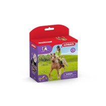 Coffret avec Sarah la Cavaliere et son Cheval Mystery - Set avec Selle