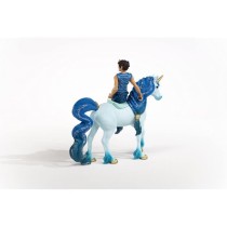 Figurine Trition Aryon et Licorne Bleue -Set de 2 Pieces - Jouets Dura