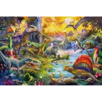 Dinosaures - avec add on (figurines de dinosaures) - 60 pcs - SCHMIDT