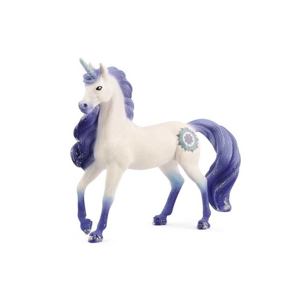 Figurine - SCHLEICH - Licorne Mandala, étalon - Bayala - Mixte - 5 an