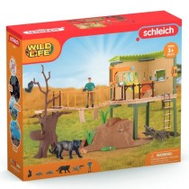 Coffret Station d'aventures sauvages, figurines animaux sauvages, Schl