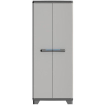 Armoire de rangement haute KETER LINEAR - Noir / Gris - 68 x 39 x 173