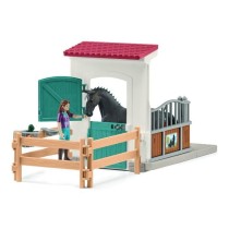 Horse Box Lisa et Storm, Figurine cheval et accessoires, SCHLEICH 4270