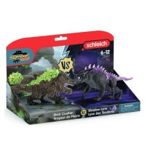 Figurines Duo Lynx des Ténebres vs Broyeur de Pierre, SCHLEICH 70827