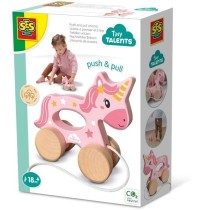 Licorne en bois 2 en 1 - A pousser et a tirer - SES CREATIVE - Licorne