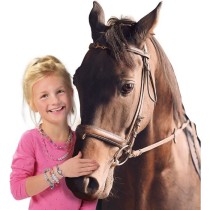 Bijou pour enfant - J'aime les chevaux - Studio de joaillerie - Jaune