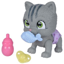 Smoby - Pamper Petz - Chat a adopter - 4 accessoires - Articulé - Boi