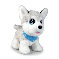 Peluche Chi Chi Love Husky interactif - 30cm - 12 commandes vocales -