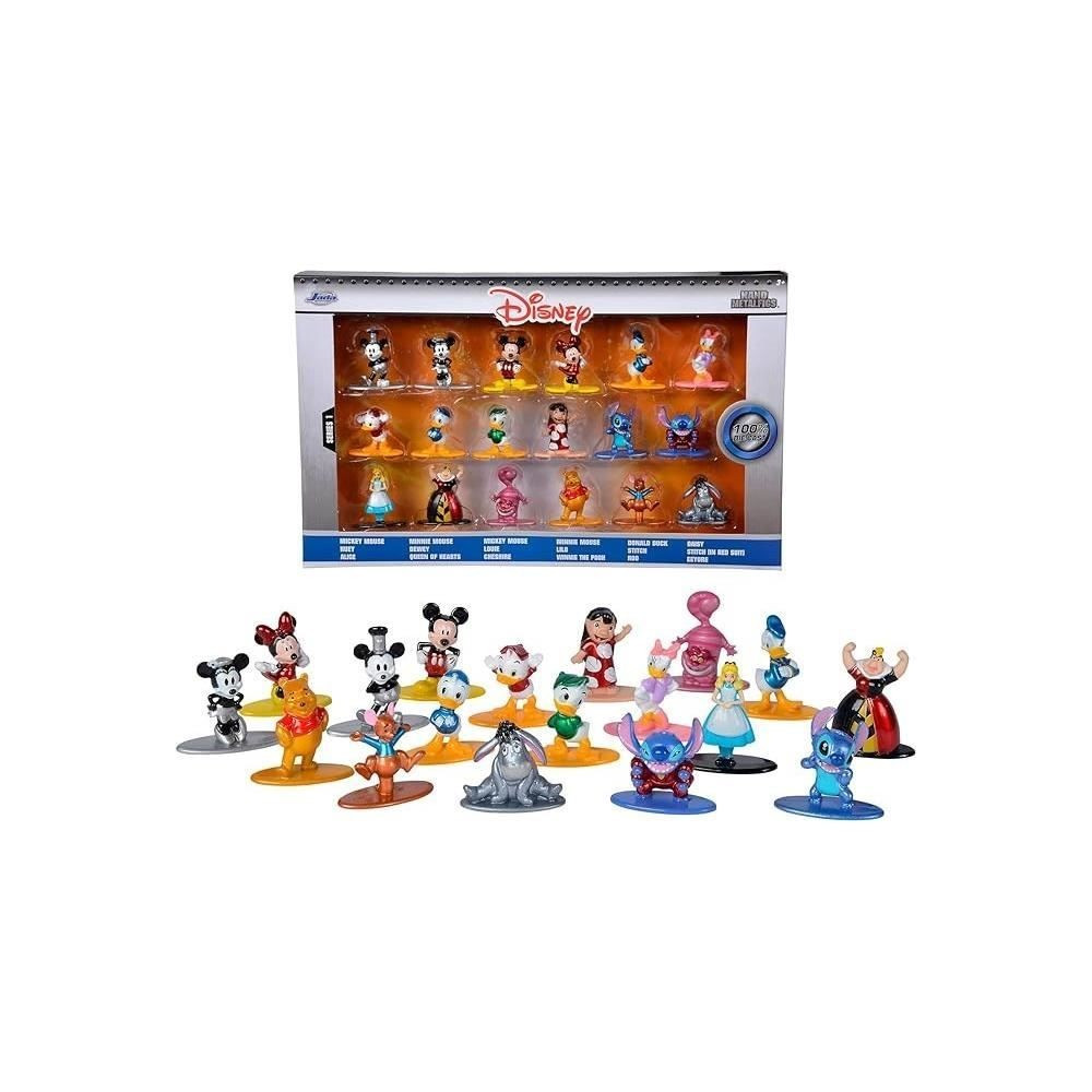 Figurine Disney - 18 pieces - Métal - 4cm