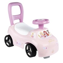 Smoby - Porteur auto enfant 2 en 1 - Disney Princesse - Coffre sous la