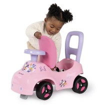 Smoby - Porteur auto enfant 2 en 1 - Minnie - Coffre sous la selle - D