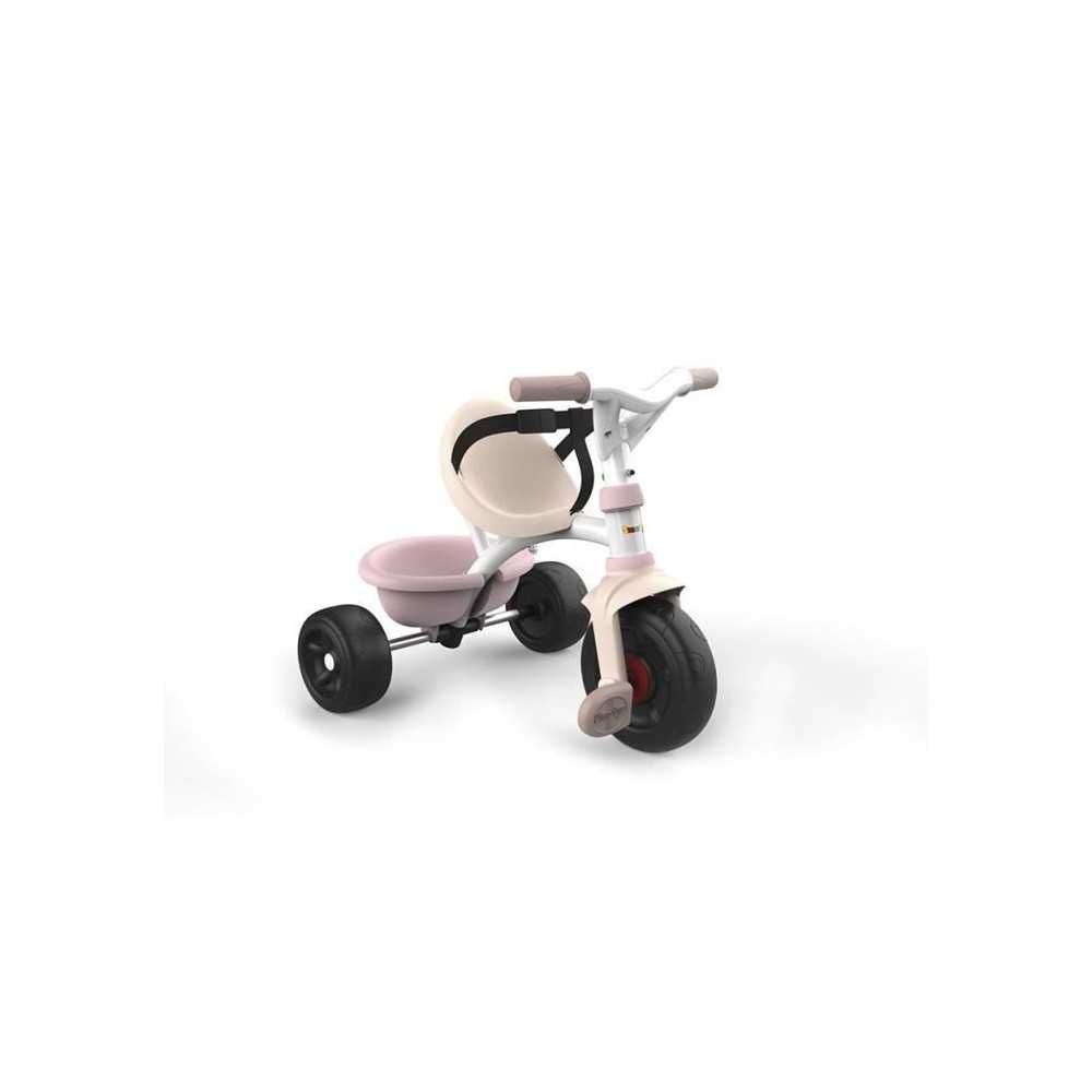 SMOBY Tricycle enfant évolutif Be Fun - Structure métal - Rose