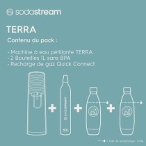 Machine a soda et eau gazeuse Sodastream TERRA Noire + 2 bouteilles co