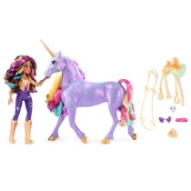 SPIN MASTER LICORNE A FONCTIONS 28 CM WILDSTAR + POUPEE 24 CM Unicorn