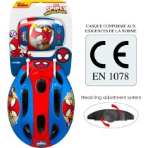 Casque + Coudieres/Genouilleres STAMP - Spidey pour enfant - Glisse ur