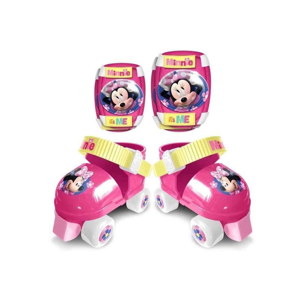 Set patins a roulettes + protections DISNEY MINNIE - Fille - Taille aj