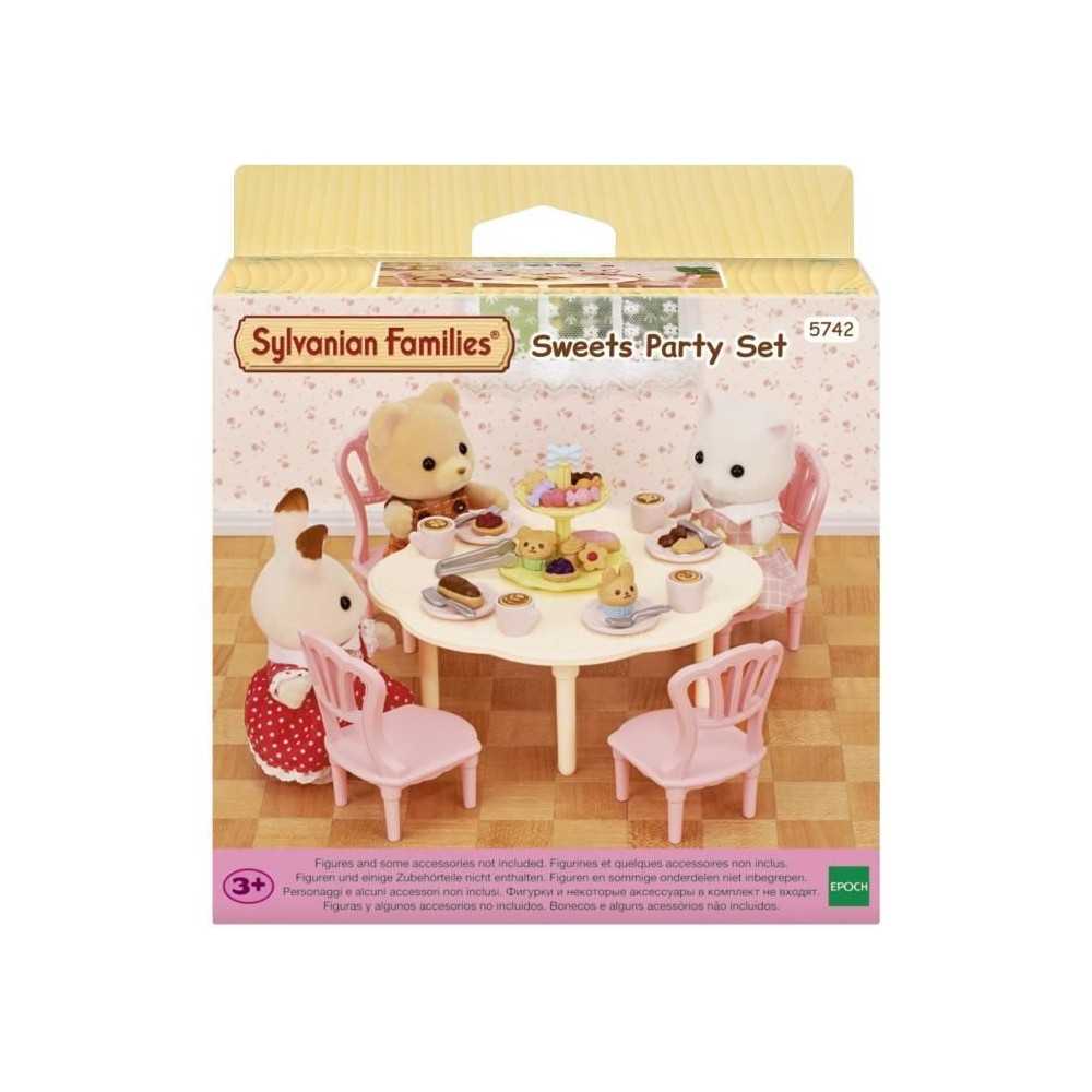 La table du goûter - SYLVANIAN FAMILIES - 5742 - Set de table avec ch