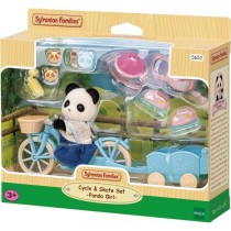 La fille panda, son vélo et sa remorque - SYLVANIAN FAMILIES - 5652 -