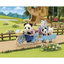 La fille panda, son vélo et sa remorque - SYLVANIAN FAMILIES - 5652 -