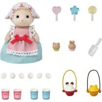 Figurine miniature - SYLVANIAN FAMILIES - La maman mouton et son stand