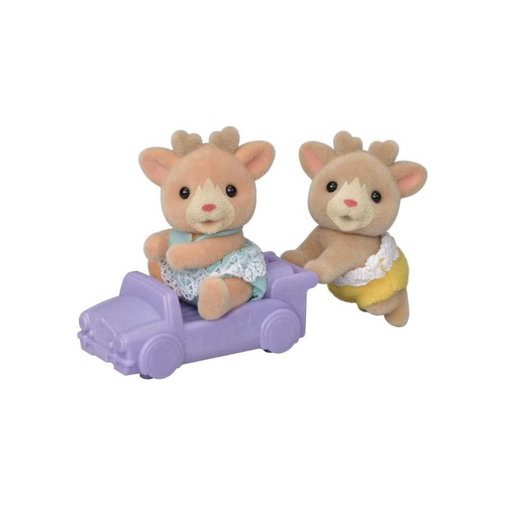 Poupée - SYLVANIAN FAMILIES - Les jumeaux Renne - Blanc - Mixte - 569