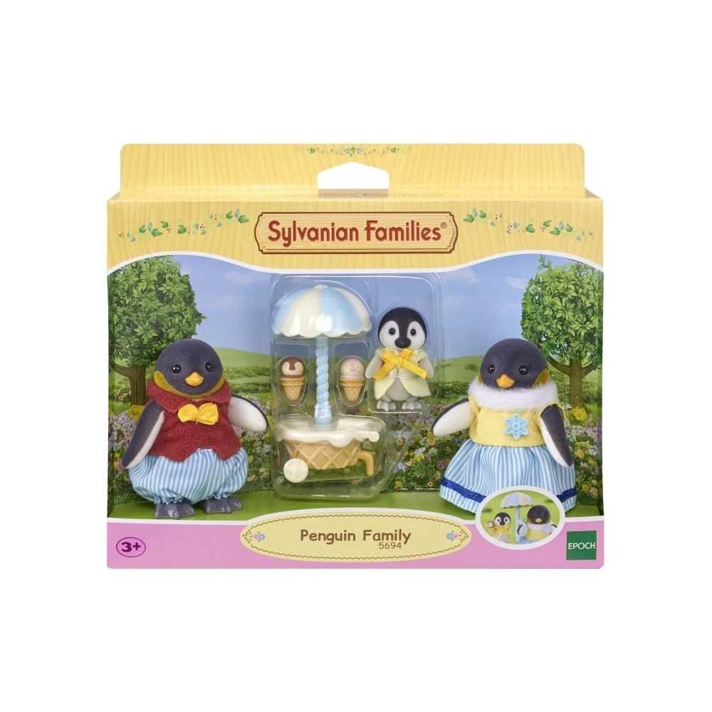 Poupée - SYLVANIAN FAMILIES - La famille Pingouin - Blanc - Multicolo