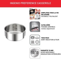 TEFAL INGENIO Preference Casserole 18 cm, Induction, Inox, Empilable,