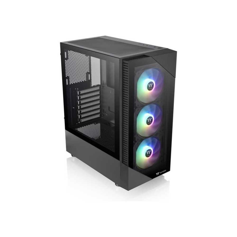 Boîtier PC Moyen Tour sans alim - THERMALTAKE View 200 TG ARGB (Noir)