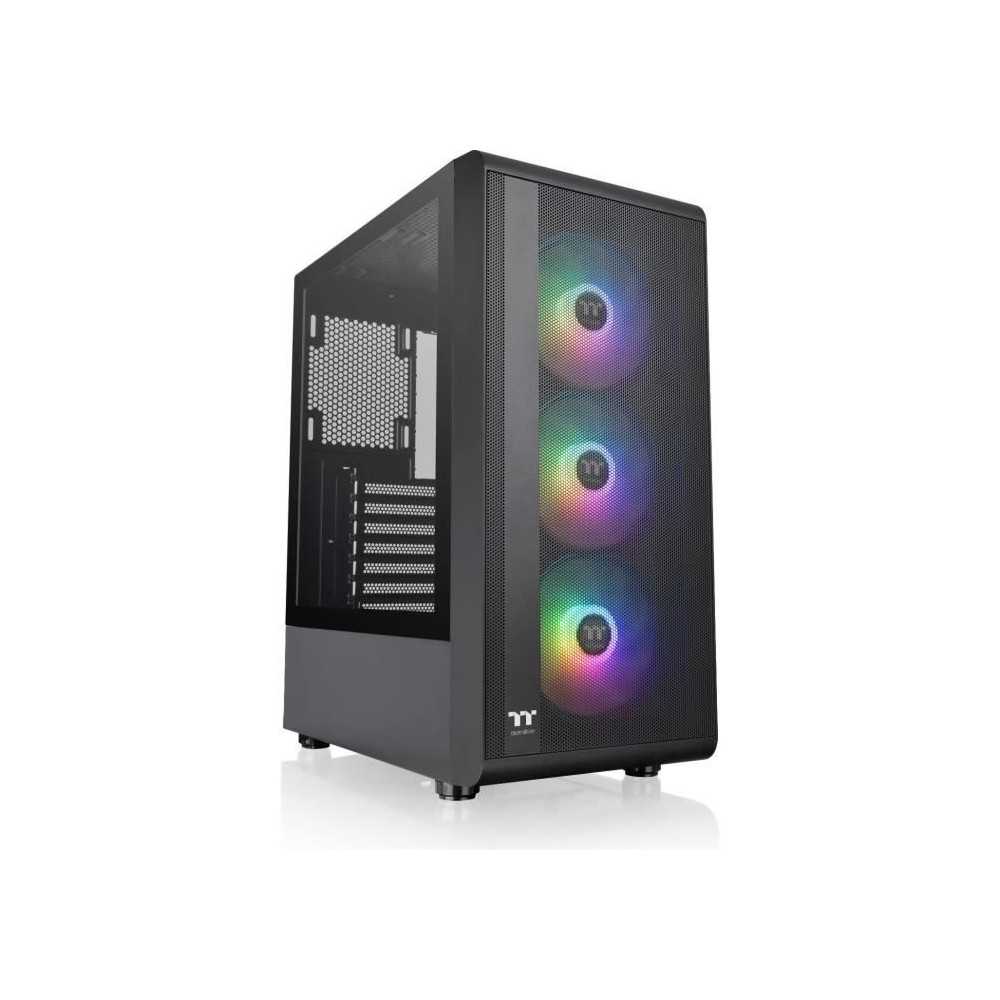 Boîtier PC - THERMALTAKE - S200 TG ARGB (Noir) - Moyen tour - Format