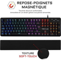 Clavier Gamer - The G-Lab - KEYZ CARBON E - Mécanique (Switch Bleu) -