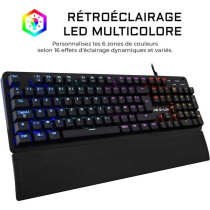 Clavier Gamer - The G-Lab - KEYZ CARBON E - Mécanique (Switch Bleu) -