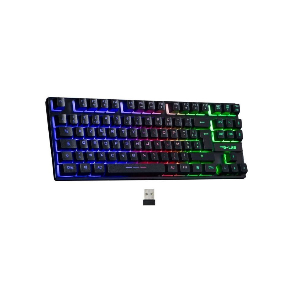 Clavier Gamer - The G-Lab - KEYZ CAESIUM TKL WIRELESS - sans fil - aze