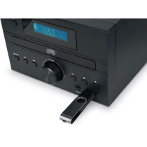 Micro-chaîne Bluetooth - THOMSON - Bois/Noir - Radio FM/CD/MP3/USB, 2