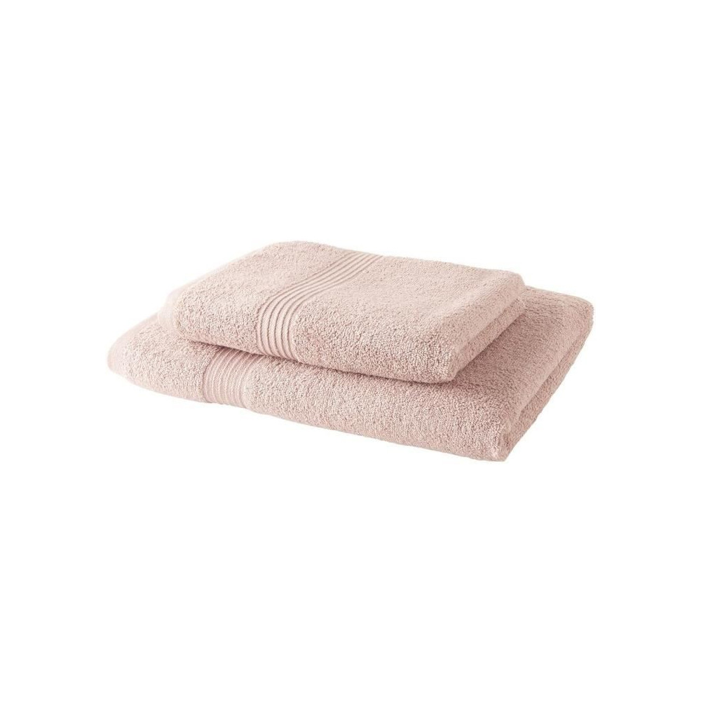 TODAY Lot de 1 Drap de Bain 100% coton 70x130 cm + 1 Serviette de Bain