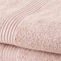 Lot de 2 serviettes de toilette TODAY 50x90 cm 100% Coton - Rose des s