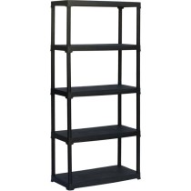 Etagere plastique - TOOD - 5 tablettes - Portée 30 kgs par tablette -