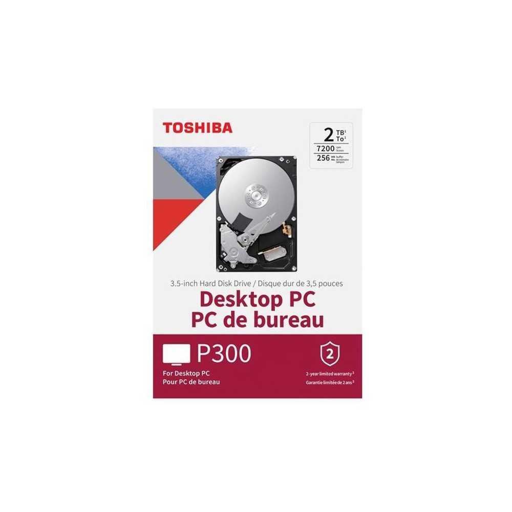 Disque dur interne Toshiba P300 - HIGH-PERFORMANCE HARD DRIVE 2 TO - 7