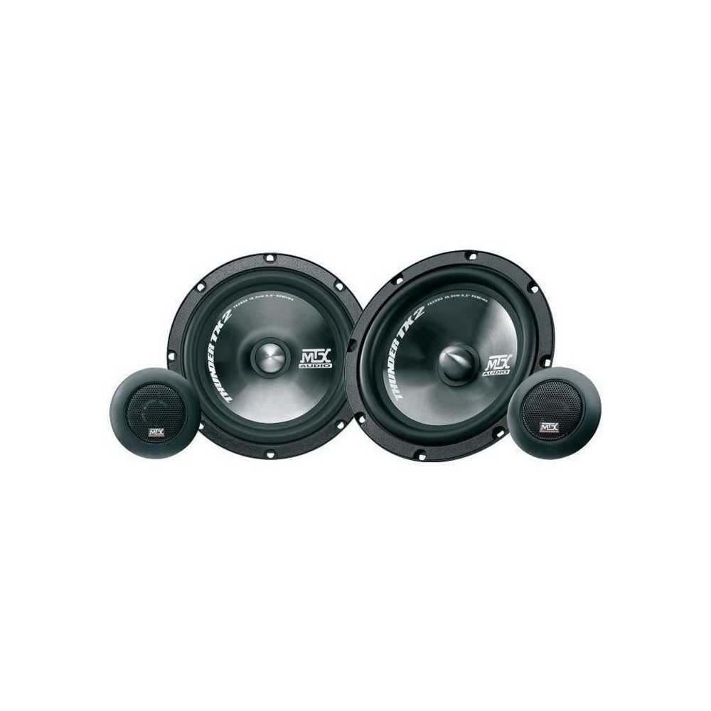 MTX TX265S Haut-parleurs voiture Kit 2 voies 16,5cm 65W RMS 4O tweeter