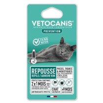 VETOCANIS Pipettes Anti Puces, Tiques, Moustiques, pour Chaton - 2 pip