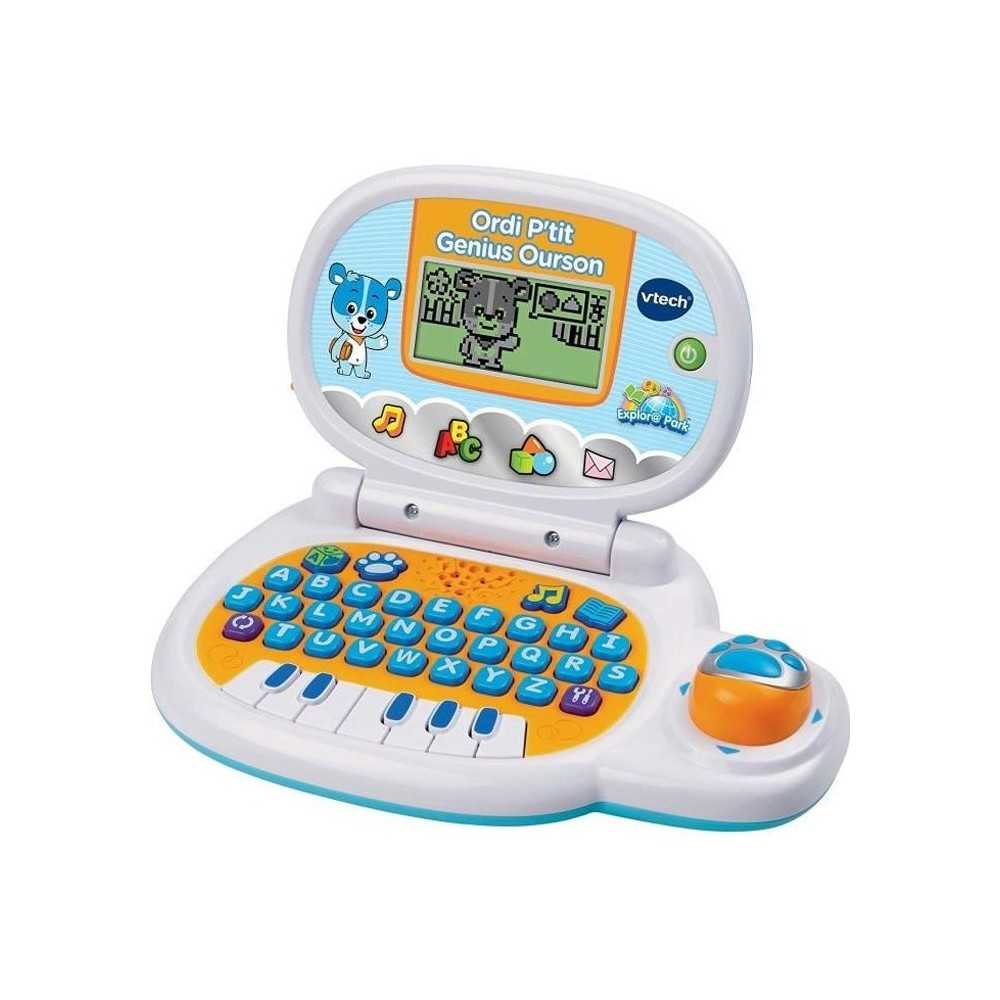 Ordinateur Éducatif Enfant VTECH P'tit Genius Ourson Bleu - Multicolo