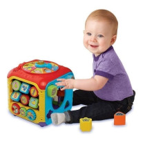 Cube des découvertes interactif VTECH BABY - Multicolore - 10 mélodi